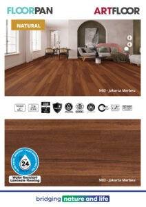 N03 NATURAL - Class 32 with 10 mm thickness grooves