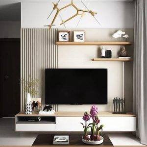 ترابيزة تليفزيون مع أرفف 180×35سم - CAT69