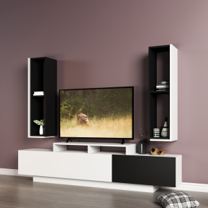 ترابيزة تليفزيون مع ارفف حائط - LOG227