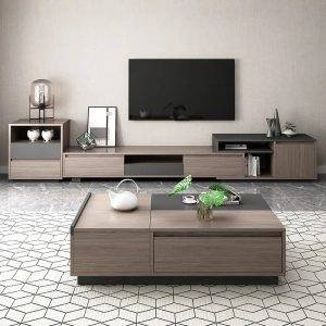 ترابيزة تليفزيون مع ترابيزة قهوة- NAG45