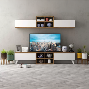 ترابيزة تليفزيون مع وحدة علوية 180×35سم - WM111