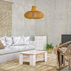 ترابيزة القهوة، 90×60×40 سم - ابيض