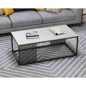 ترابيزة القهوة، شكل مستطيل، 55×40×100 سم - اسود