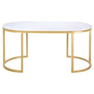 ترابيزة جانبية ستيل، 110×45×50 سم - ذهبي