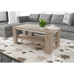 ترابيزة وسط خشب ام دي اف، 100x50x45 سم - بيج