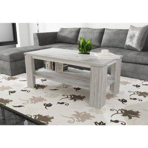 ترابيزة وسط خشب ام دي اف، 100x50x45 سم - رمادي