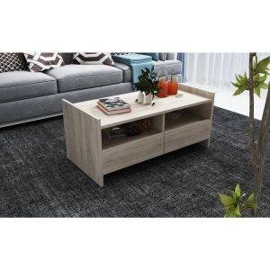 ترابيزة وسط خشب ام دي اف، 100x55x50 سم - خشبي