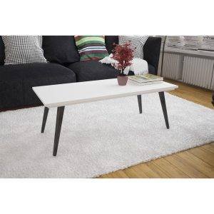 ترابيزة وسط خشب ام دي اف، 110x40x50 سم - ابيض