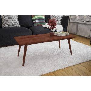 ترابيزة وسط خشب ام دي اف، 110x40x50 سم - بني