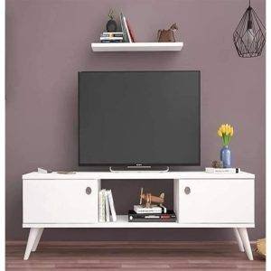 ترابيزة وسط خشب ام دي اف، 120x48x30 سم - ابيض