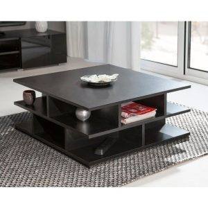 ترابيزة وسط خشب ام دي اف، 45x80x80 سم - اسود