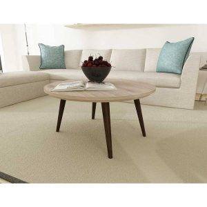 ترابيزة وسط خشب ام دي اف، 80x80x40 سم - بيج