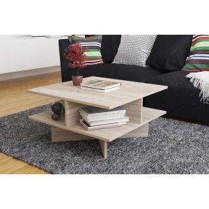 ترابيزة وسط خشب ام دي اف، 80x80x40 سم - خشبي