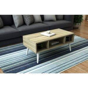 ترابيزة وسط خشب ام دي اف، 90x45x40 سم - بيج