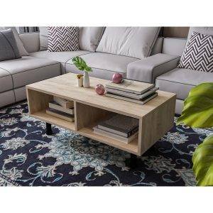 ترابيزة وسط خشب ام دي اف، 90x50x40 سم - خشبي