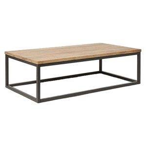 ترابيزة وسط مودرن معدن، 120×65×35 سم - بيج