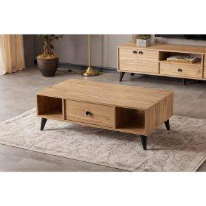 ترابيزة وسط، خشب أم دي أف، 100×40×50 بني