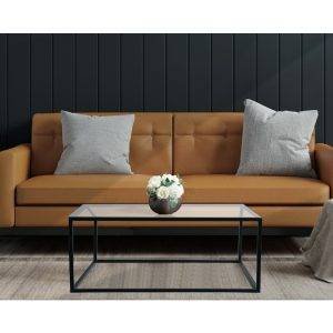 ترابيزة وسط، شكل مستطيل، 45×90×100 سم - اسود