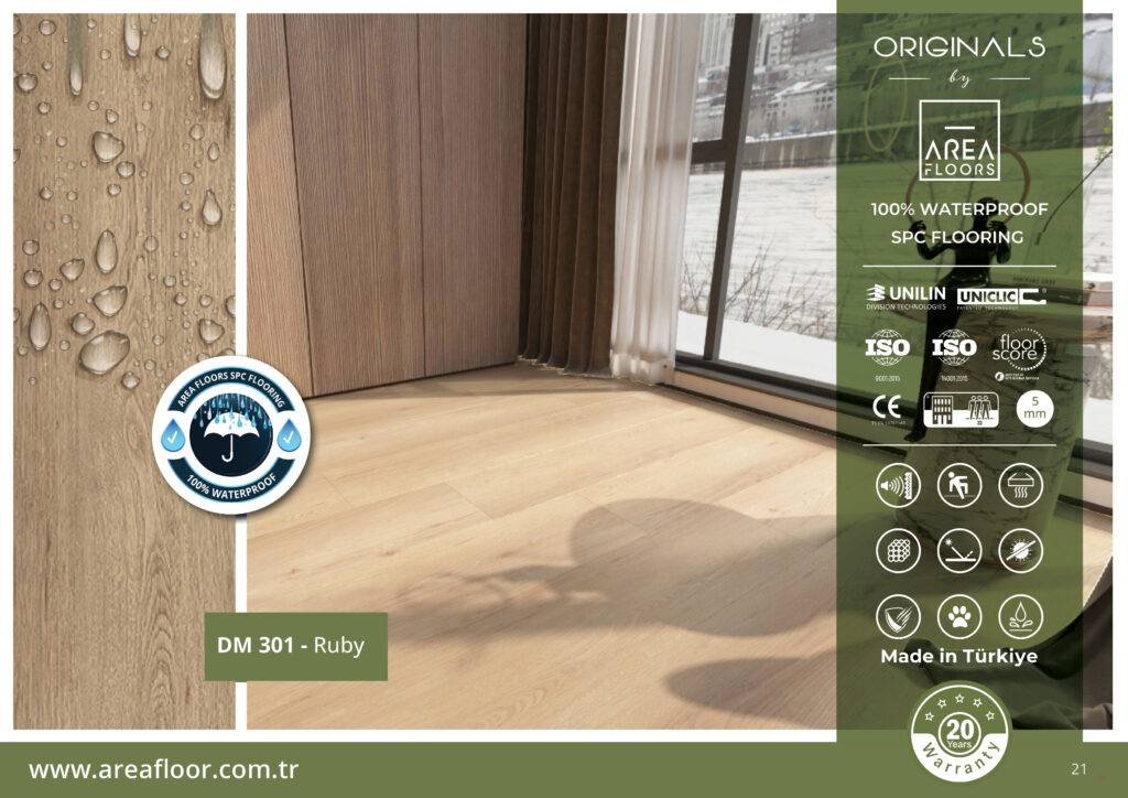 Areafloors Spc Flooring DM 301 - Ruby